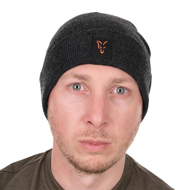 Fox Collection Beanie Black/Orange